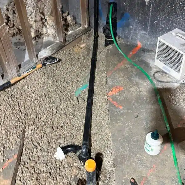 Main sewer & Main water line 16 a pipe on the ground